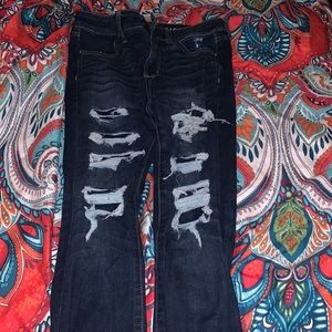 American Eagle high rise skinny jeans
